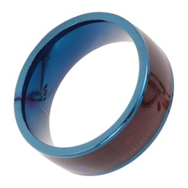 Generic 2024 New NFC Smart Ring for Universal Ntag213 Chip,Waterproof Smart Finger Rewrite All Round Sensing for Mobile Phone (Blue), 9, Genericcdpygxeo7f-11