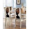 CosyBright Dining Room Chair Covers Back Slipcover Set of 4,