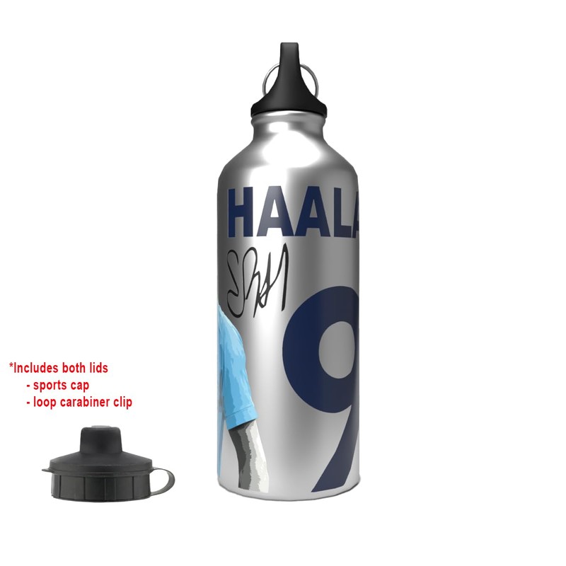 Partisan City Bottle Haaland 2-Lid Aluminium 600ml Silver