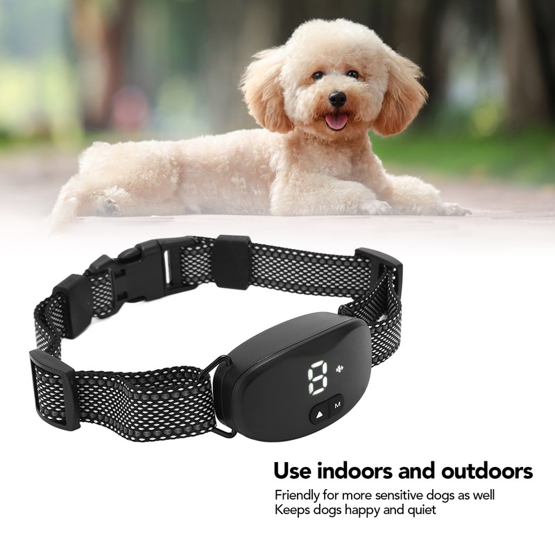 Dog Bark Collar Prevent Barking Rechargeable Automatic 3 Safe Modes