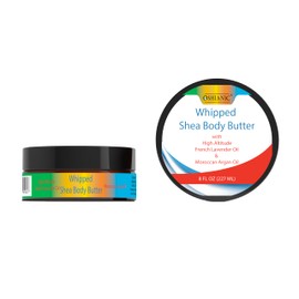 Oshianic Whipped Shea Body Butter with French Lavender and Moroccan Argan Oil, 8 fl oz