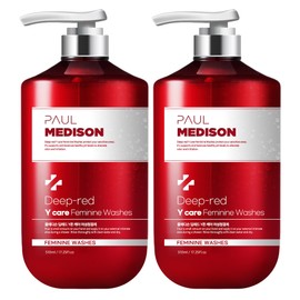 Paul Medison Deep Red Feminine Cleanser Feminine Cleanser Hypoallergenic Mildly Acidic Care 510ml, 2 pcs / 폴메디슨 딥레드 여성청결제 여성세정제 저자극 약산성 케어 510ml, 2개