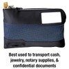 Master Lock Money Bag with Key Lock and Zipper for