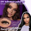 B&Q Fluffy Lash Clusters Kit 100D+200D Dramatic Eyelash Clusters Kit