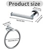 Stainless Steel Toilet Roll & Towel Holder Set – Wall-Mounted