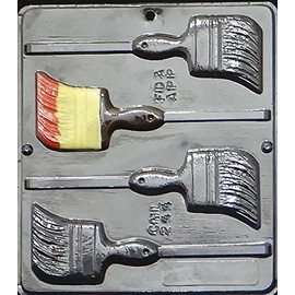 Paint Brush Lollipop Chocolate Candy Mold 244