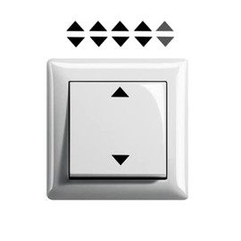 Generisch Pack of 10 Arrow Symbol Stickers, Silhouette Stickers (246/7/4) (Black Gloss, 10 x 5.5 mm)