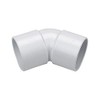 Solvent Weld White 40mm (43mm) Waste Pipe 45 Degree Bend