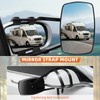 KAOLALI Car Towing Mirrors, Caravan Towing Mirrors, 2 PCS Extended
