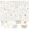 Hochzeit Sticker Gästebuch(400+ Aufkleber), Aufkleber für Fotoalbum und Scrapbook, Hochzeitssticker