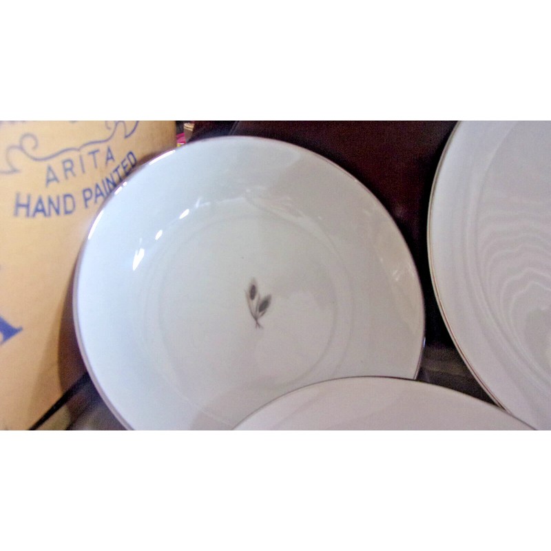Fukagawa Arita Hand-Painted China- Japan # 928 -7 Pc PLACE