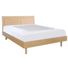 Box Spring Cover King Size Bed Skirts Wrap 4 Side of The Mattress, Stretch & Snug Fit, Ultra Soft, Wrinkle Free, Replacing Bed Skirt for Hotel and Home, White