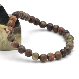 Miracles Minéraux 6 mm Round Beads, Bracelet, Natural Stone, French Craftsmanship Over 60 Choices