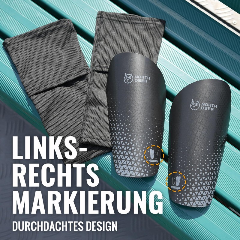 Men's Shin Pads Including Socks with Optimised Pocket - Children's