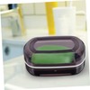 ABOOFAN Travel Soap Holder with Lid Portable Soap Case Drain