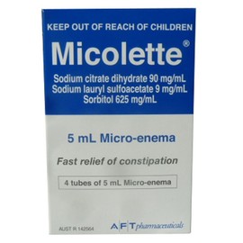 Micolette Micro-Enema 5ml X 4