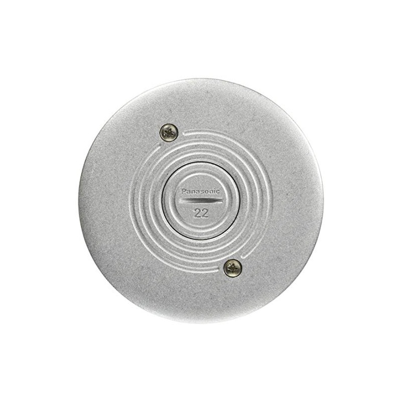 Panasonic Floor Plate Fixed Type Silver Round 26.7mm Nominal Base