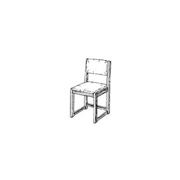 Woodcraft Project Paper Plan to Build Simple Side Chair -