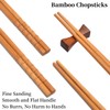 30 Pairs Natural Reusable Bamboo Chopsticks, Chop Sticks, Chinese Chopsticks,