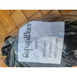 RefrigiWear Moisture Wicking Stretch Fit Glove Liners Black (Pack of 12 Pairs)