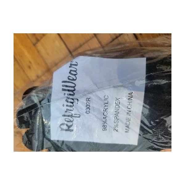 RefrigiWear Moisture Wicking Stretch Fit Glove Liners Black (Pack of