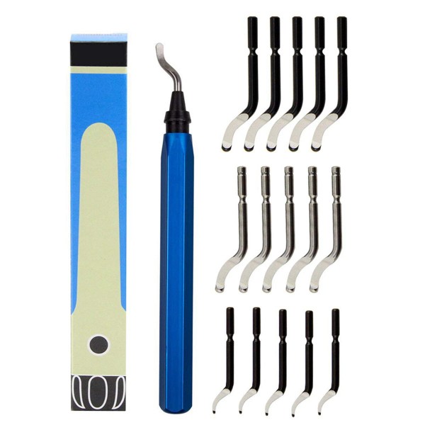 Deburring Tool With 15 Extra High Speed Steel Blades Works