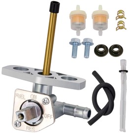 16950-HM8-003 Fuel Tank Petcock Valve for 1997-2017 Honda Recon TRX250 TRX 250 TM 16950-HN7-00316950-HM8-003 Fuel Cock Petcock with Lever Assy