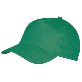 eBuyGB Baseball Cap 100% Cotton Unisex Mens Womens Adjustable Adults Summer Classic Sports 5 Panel Sports Hat - Green