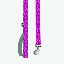 JACK PET Correa para Perro con Cintilla Y Costuras Reforzadas En Ambos Extremos. Color Fucsia, 120 cm.