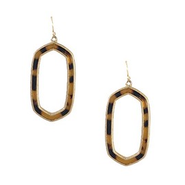 B Jewelry Collection Rie Resin Shell Drop Earrings, Tortoise