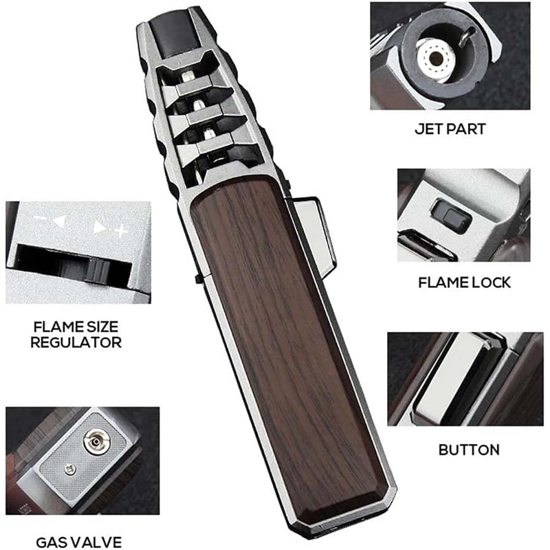 2 Packs Portable Brightfire, Turbine Jet Bright Fire Lighter, Windproof