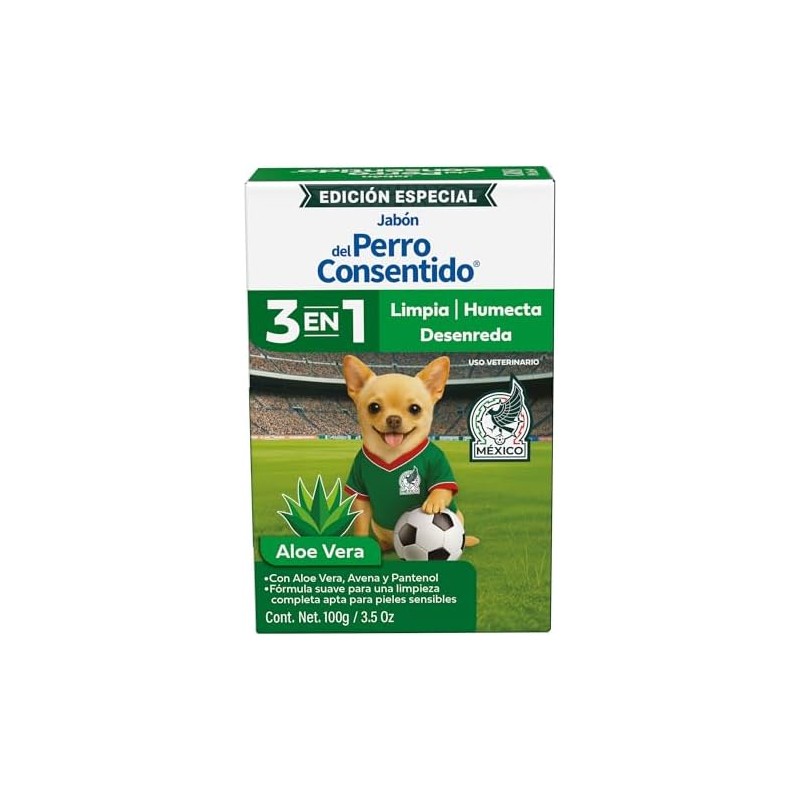 Perro Consentido Grisi, Jabón 3 en 1 100g para Perros