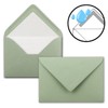100 envelopes Eucalyptus (Green) - DIN C6 - lined with