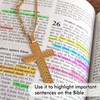 feela 12 Colors Bible Gel Highlighters, Gel Highlighter Markers Study
