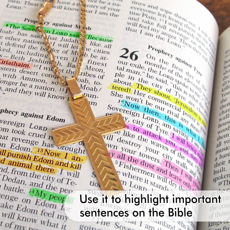 feela 12 Colors Bible Gel Highlighters, Gel Highlighter Markers Study
