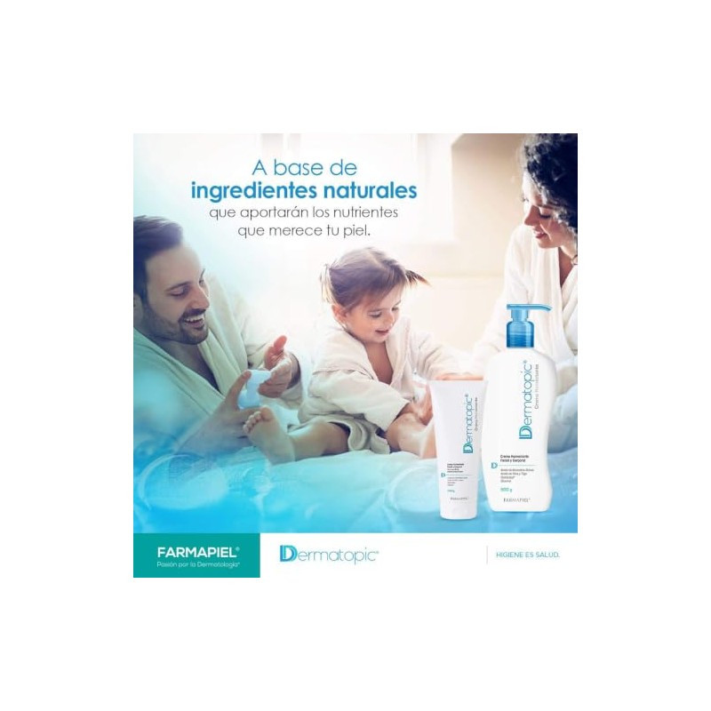 Dermatopic Crema Humectante Facial Corporal 500 Pack Piel Seca Hidratación