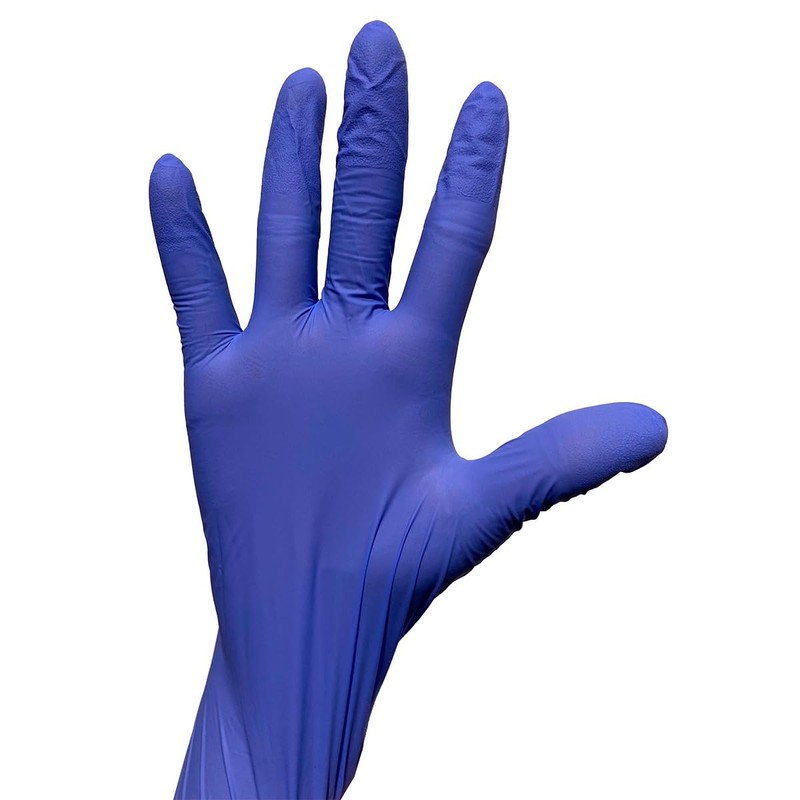 Guantes de Nitrilo para Examen, Caja con 100 Piezas, Color