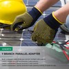 GTIWUNG 1 Pair Solar Cable Y Splitter Solar Panel Cable