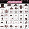 38 Pcs Birthday Photo Booth Props Kit-Pink