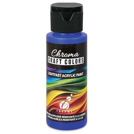 Chroma Craft Colors Acrylic Paint - Egyptian Blue, 2 oz