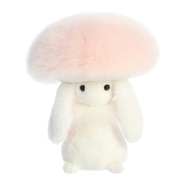 Aurora® Vibrant Spring Fungi Friends™ Stuffed Animal - Decorative Companion - Endless Fun - Pink 8 Inches