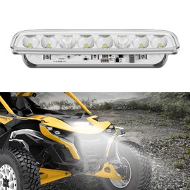 XUTVOTOR Front Hood Scoop Spotlight for 2024 Can-Am Maverick R, LED Auxiliary Lamp Accent Lights Daytime Running Lights for Can-Am Maverick R X RS MAX 2024 2025 Accessories