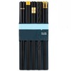 Chopsticks, 5 Pairs Premium Reusable Multicolour Chopsticks for Sushi Japanese