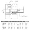 16mm x 1/2" Female PEX-AL-PEX Compression Pipe Fittings MUFF