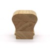 7021 Level Quarterturn with Cap, 90 Degree, 6010 Series, Hardwood