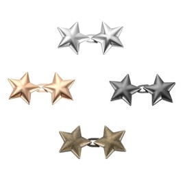 LZZEM 4 Pairs Star Waist Tightener Clips for Jeans & Clothes No Sewing Required Star Waist Tightener Adjustable Pants Clips to Tighten Waist Skirts Sleeves