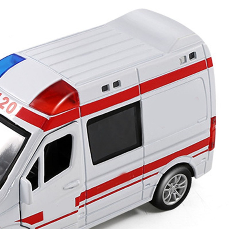 Ambulance Toy Car High Simulation Emergency Vehicle Toy with Light