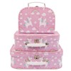 Sass & Belle Rainbow Unicorn Suitcases - Set of 3