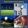 Solar Street Lights Outdoor 4-Pack, 12000LM 6500K Waterproof LED Motion