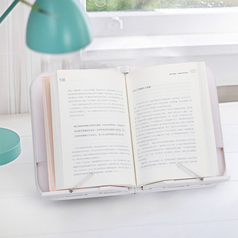 Multifunctional Folding Reading Stand Adjustable Books Shelf